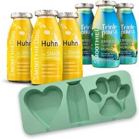 SmoothieDog Huhn 3x 250 ml + Ente 3x 250 ml + Eisform