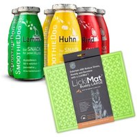 SmoothieDog Klassik + Lickimat Grün 6x250 g