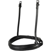 Hans Melzer Horse Equipment Hans Melzer Reithalfter englisch ohne Sperrriemen schwarz/silber WB EXTRA (KB-Kaltblut)