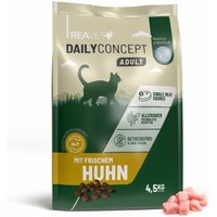 REAVET Katzentrockenfutter Dailyconcept – Mit frischem Huhn | 4,5kg