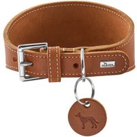 Dog Sport HUNTER Windhundhalsband aalborg cognac S