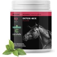 Peticare Detox-Mix Pulver für Pferde, unterstützt Leber & Nieren, Darmfunktion