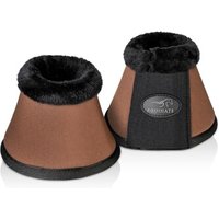 Equinate Hufglocken Furlyn mit synthetischem Lammfell braun M