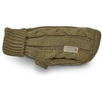 Wolters Zopf-Strickpullover oliv 20 cm