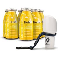 SmoothieDog 6er Huhn + Doggyroller Blau M