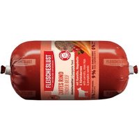 Fleischeslust Nassfutter Hund Wurst Zartes Rind mit Karotten 15x200 g