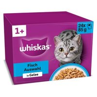 Whiskas Multipack 1+ Fisch Auswahl in Gelee 24 x 85g