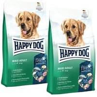 HAPPY DOG fit & vital Trockenfutter Hund Adult, Maxi 2x14 kg