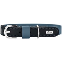 Dog Sport HUNTER Hundehalsband wolmar biothane x leder blau M