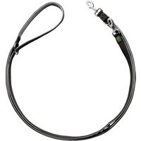 Hunter Verstellbare Führleine Neopren schwarz/ grau 2 cm, 3 m