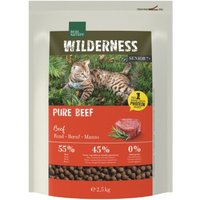 REAL NATURE Wilderness Trockenfutter Katze Senior Pure Beef 2,5 kg