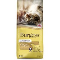 Burgess Adult – Trockenfutter für erwachsene Katzen mit Huhn & Ente, ausgewogene Premium-Rezeptur 10KG