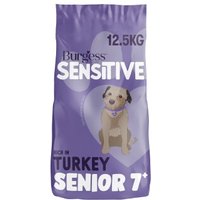 Burgess Sensitive Senior – Hypoallergenes Trockenfutter für ältere Hunde mit Truthahn, unterstützt Verdauung, Gelenke, Gehirn & Fell