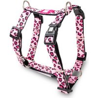 Max & Molly H-Geschirr - Leopard Pink L