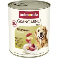 animonda GranCarno Original Nassfutter Hund Adult, Pansen 6x800 g