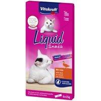 Vitakraft Cat Liquid-Snack Ente und Beta-Glucane 66x15 g