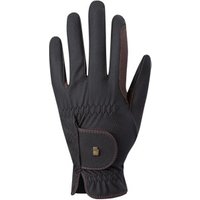 Roeckl Sporthandschuhe Roeckl Reithandschuhe Malta schwarz/ braun 7,5 cm