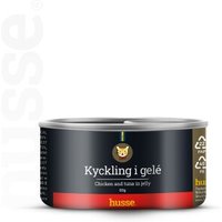 husse 48 Dosen Set Hühnchen in Gelee je 80 g | Glutenfreie Ergänzungsmahlzeit