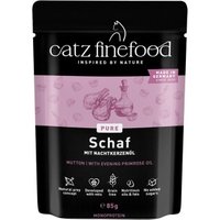 Catz finefood Nassfutter Katze Pure Adult Schaf 16x85 g