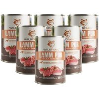 Wildfang Nassfutter Lamm pur 6x4,8 kg