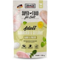 MAC's Nassfutter Katze Adult Kaninchen und Geflügel 24x100 g