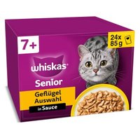 Whiskas Multipack 7+ Geflügel Auswahl in Sauce 24 x 85g