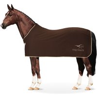 Equinate Abschwitzdecke Orlando aus Fleece mit Widerristpolster braun 1,25 m