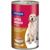 FIT+FUN Nassfutter Hund Audlt, Ragout, Lamm 6x1,24 kg