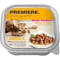 PREMIERE Royal Ragout Nassfutter Katze Adult Huhn 32x100 g
