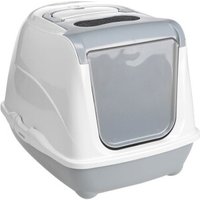 AniOne Katzentoilette Flip Cat S hellgrau