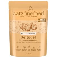 Catz finefood Nassfutter Katze Classic Kitten Geflügel 16x85 g