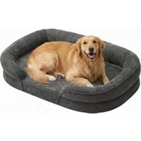 FEANDREA Hundebett, Hundekissen, abnehmbarer, waschbarer Bezug, rutschfest M-XXXL