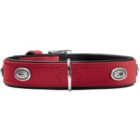 Hunter Hundehalsband softie stone rot S