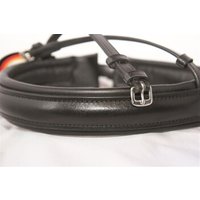 Hans Melzer Horse Equipment Hans Melzer Kandarenreithalfter Wiesbaden schwarz/silber schwarz unterlegt Pony