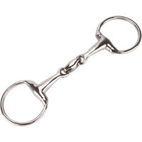 Equinate Olivenkopfgebiss Edelstahl 16mm doppelt gebrochen 1,6 cm 11,5 cm