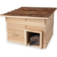 WILDLIFE HOME Igelhaus mit Rindendach