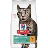 Hill's Science Plan Trockenfutter Katze, Adult Perfect Weight, mit Huhn 2,5 kg