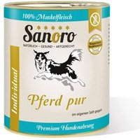 Sanoro Pures Muskelfleisch vom Pferd 6x800g