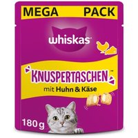 Whiskas Knuspertaschen Mega Pack 180g Huhn und Käse