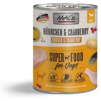 MAC's Nassfutter Hund Adult Hühnchen und Cranberry 6x800 g