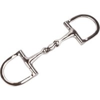Equinate D-Ring Trense Edelstahl 16mm doppelt gebrochen 1,6 cm 12,5 cm