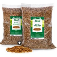 HÜHNER Land Feinkost Mehlwürmer getrocknet 2 x 800g