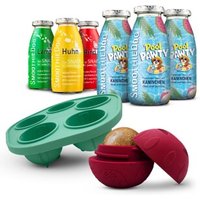 SmoothieDog Summer-Edition 3x 250 ml + Klassik-Paket 3x 250 ml + Schleckball 1 Stück