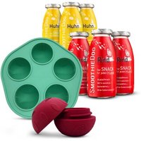 SmoothieDog Huhn 3x 250 ml + Rind 3x 250 ml + Schleckball
