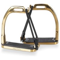 Equinate Sicherheitssteigbügel Belfast gold 12 cm