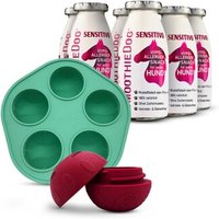SmoothieDog Sensitivo (Pferd) 6x 250 ml + Schleckball 1 Stück