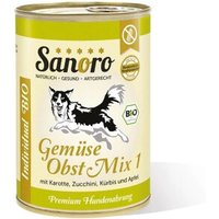 Sanoro BIO Gemüse-Obst-Mix 1 mit Bio-Karotte 12x400g