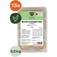 BARFER'S Würfel: Komplett-Mix Geflügel 13x400 g