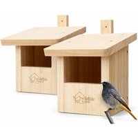 WILDLIFE HOME Nistkasten für Rotschwänzchen | 2er Set