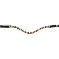 Hans Melzer Horse Equipment Stirnriemen Stockholm schwarz WB EXTRA (KB-Kaltblut)